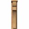 Ekena Millwork Yorktown Smooth Corbel w/Backplate, Western Red Cedar, 5 1/2"W x 14"D x 26"H COR06X14X26YOR01SWR - alternate 2